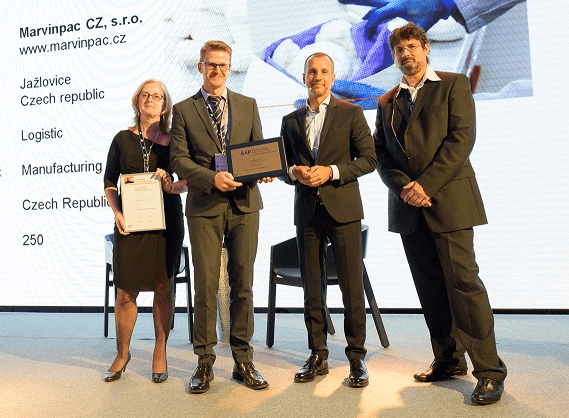 Tisková zpráva: SAP CEE Quality Awards 2017 pro projekt v Marvinpac